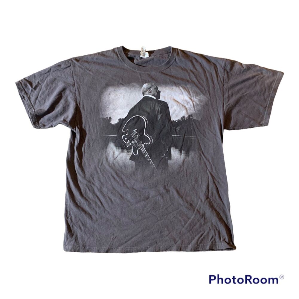 B.b. King 2013 Concert Tour T Shirt Grey Bb